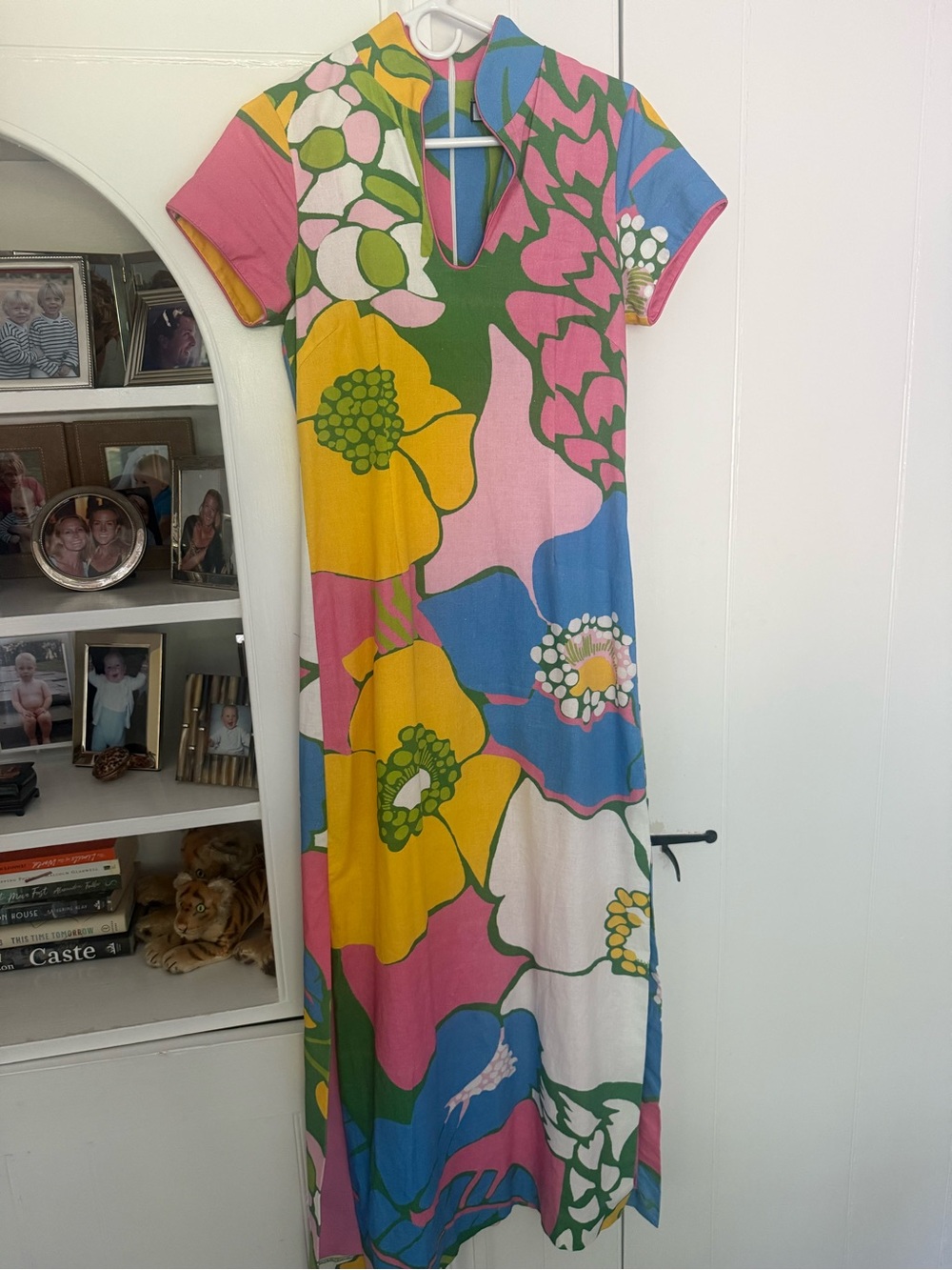 CK Bradley Floral Maxi Dress in Pink, Yellow, Blue & Green